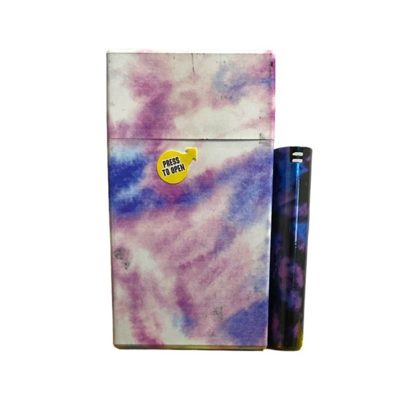 Colorful Plastic Cigarette Hard Case Fits 100's - Picture 1 of 3
